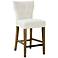 Hayes 25" Cream Tufted Fabric Counter Stool