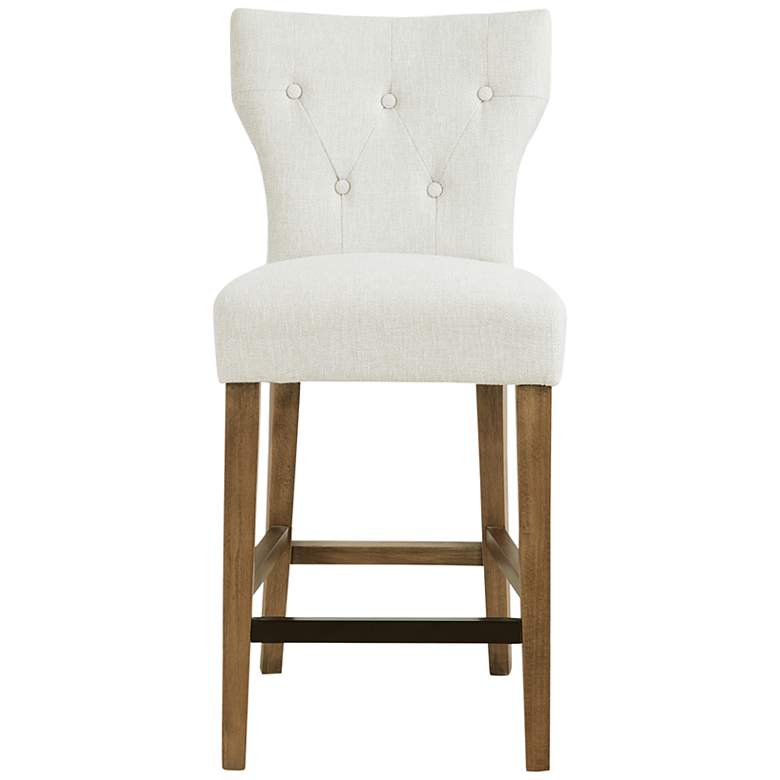 Image 3 Hayes 25 inch Cream Tufted Fabric Counter Stool more views