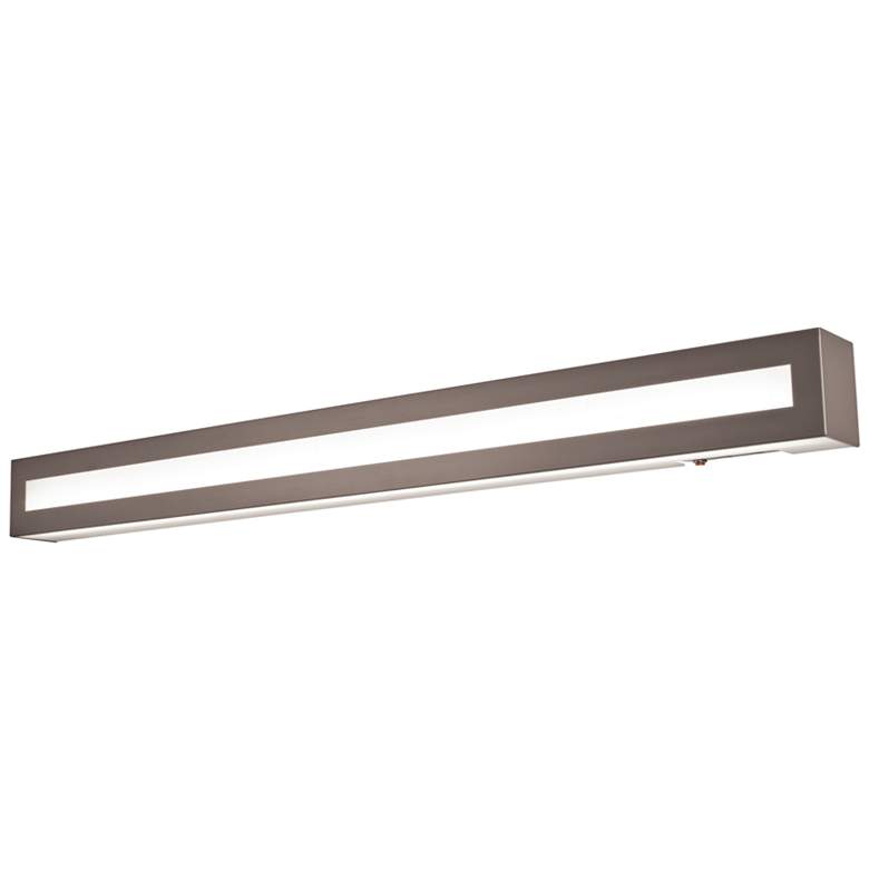 Image 1 Hayes 37" Wide Oil-Rubbed Bronze LED Wall Sconce