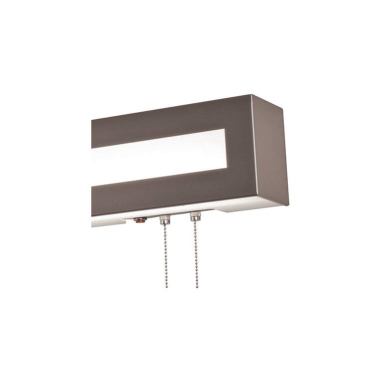 Image 2 Hayes 37" Wide Oil-Rubbed Bronze LED Wall Sconce more views