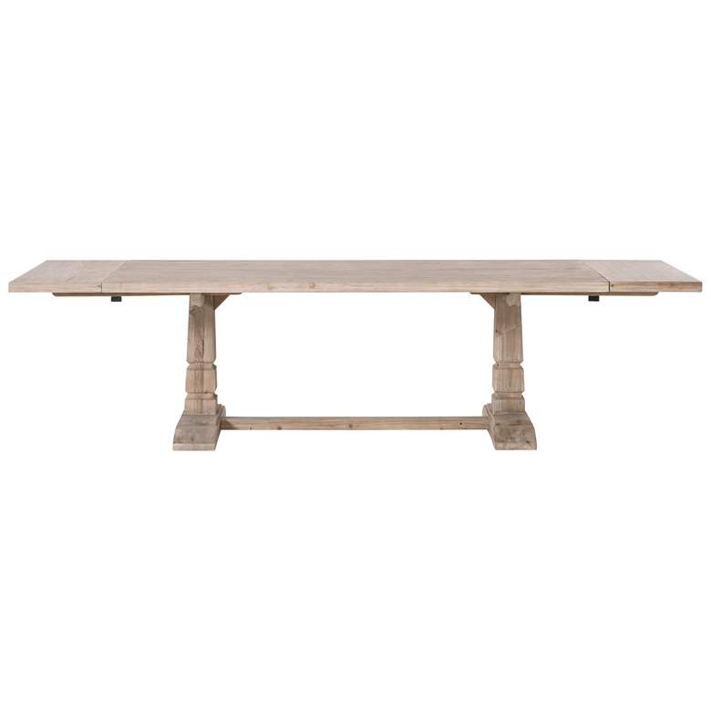 Image 1 Hayes Extension Dining Table, Smoke Gray Pine