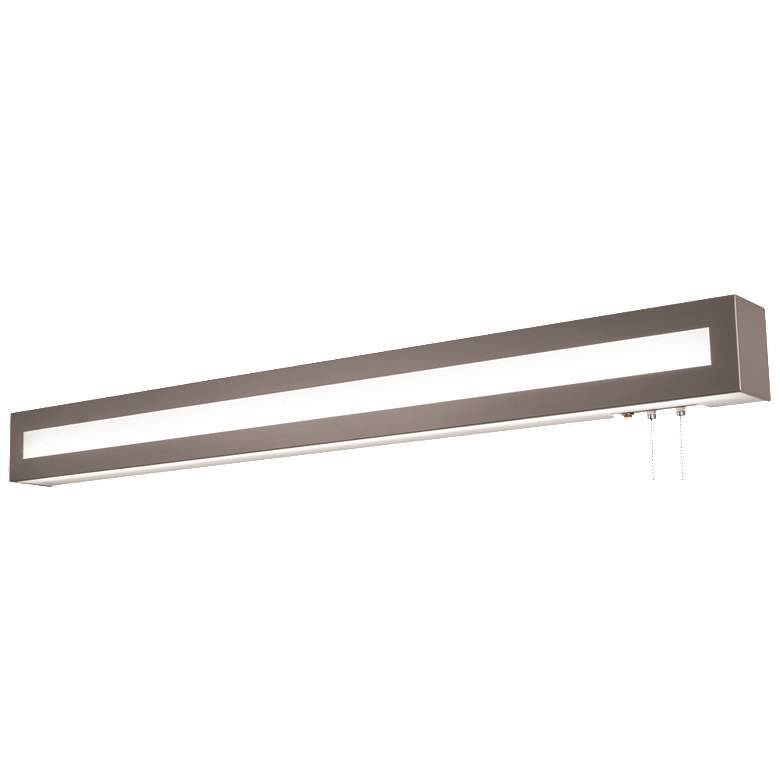 Image 1 Hayes - Overbed Fixture - 4Ft. - Oil-Rubbed Bronze Finish - White Acrylic