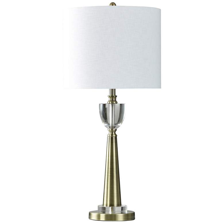 Image 1 Hayla Modern Glam 33 inch Gold Table Lamp
