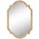 Hayley Natural and Beige 27" x 40" Wall Mirror