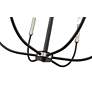 6_Haylie 26" Wide Black and Brushed Nickel 6-Light Chandelier more views