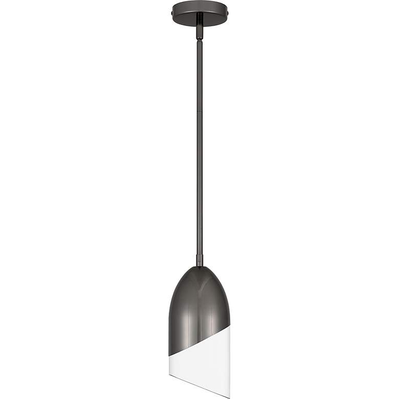 Image 3 Haynes 1-Light Black Chrome Mini Pendant Light more views