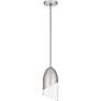 3_Haynes 1-Light Brushed Nickel Mini Pendant Light more views