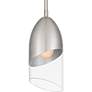 5_Haynes 1-Light Brushed Nickel Mini Pendant Light more views