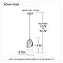 7_Haynes 1-Light Brushed Nickel Mini Pendant Light more views