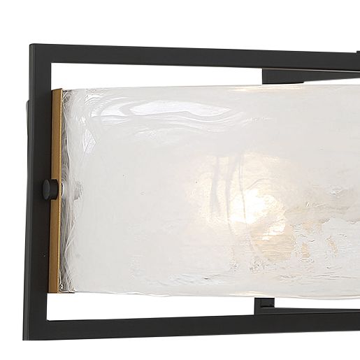 Image 3 Hayward 5-Light Pendant in Matte Black with Warm Brass Accents more views