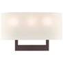 3_Hayworth 10" High Bronze 3-Light Wall Sconce