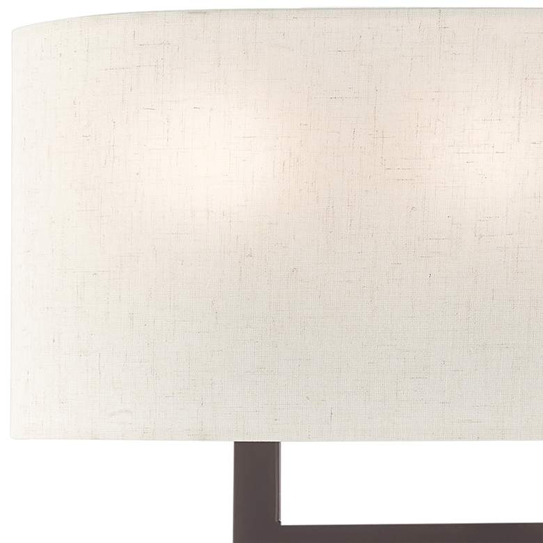 Image 4 Hayworth 10" High Bronze 3-Light Wall Sconce more views