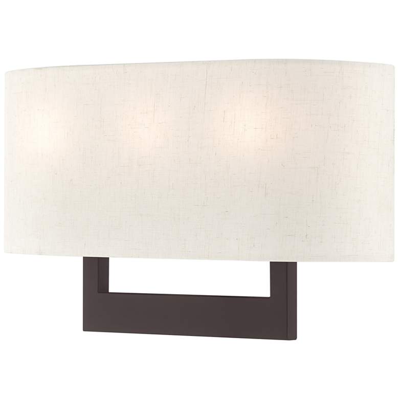 Image 5 Hayworth 10" High Bronze 3-Light Wall Sconce more views