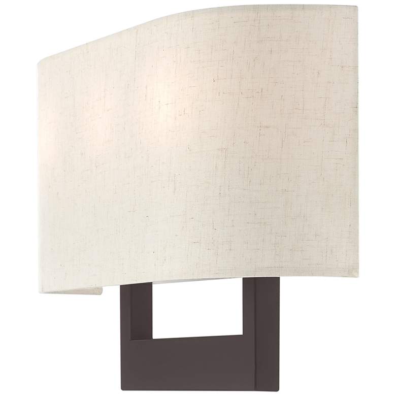 Image 6 Hayworth 10" High Bronze 3-Light Wall Sconce more views