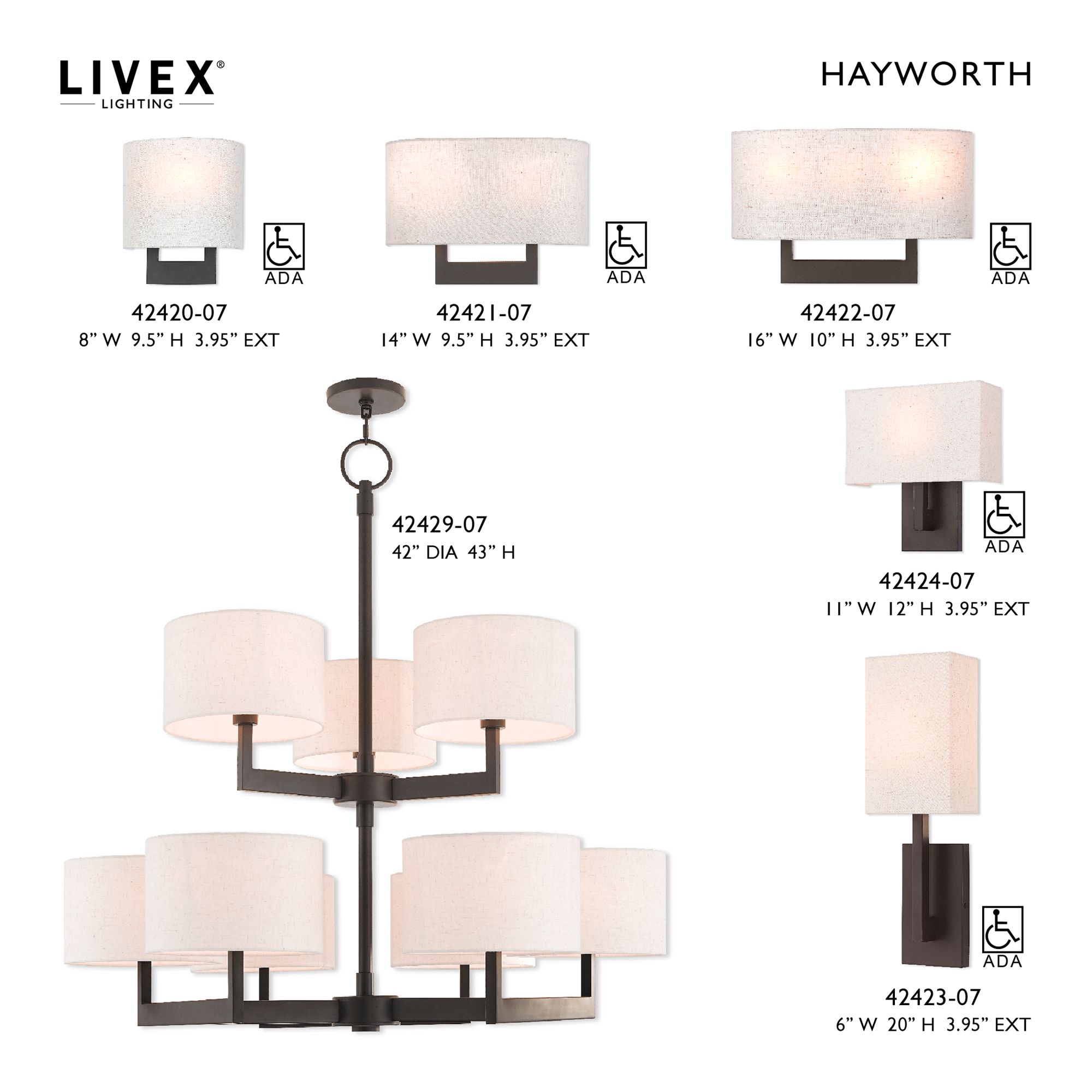 Hayworth 12" High Bronze Rectangular Wall Sconce