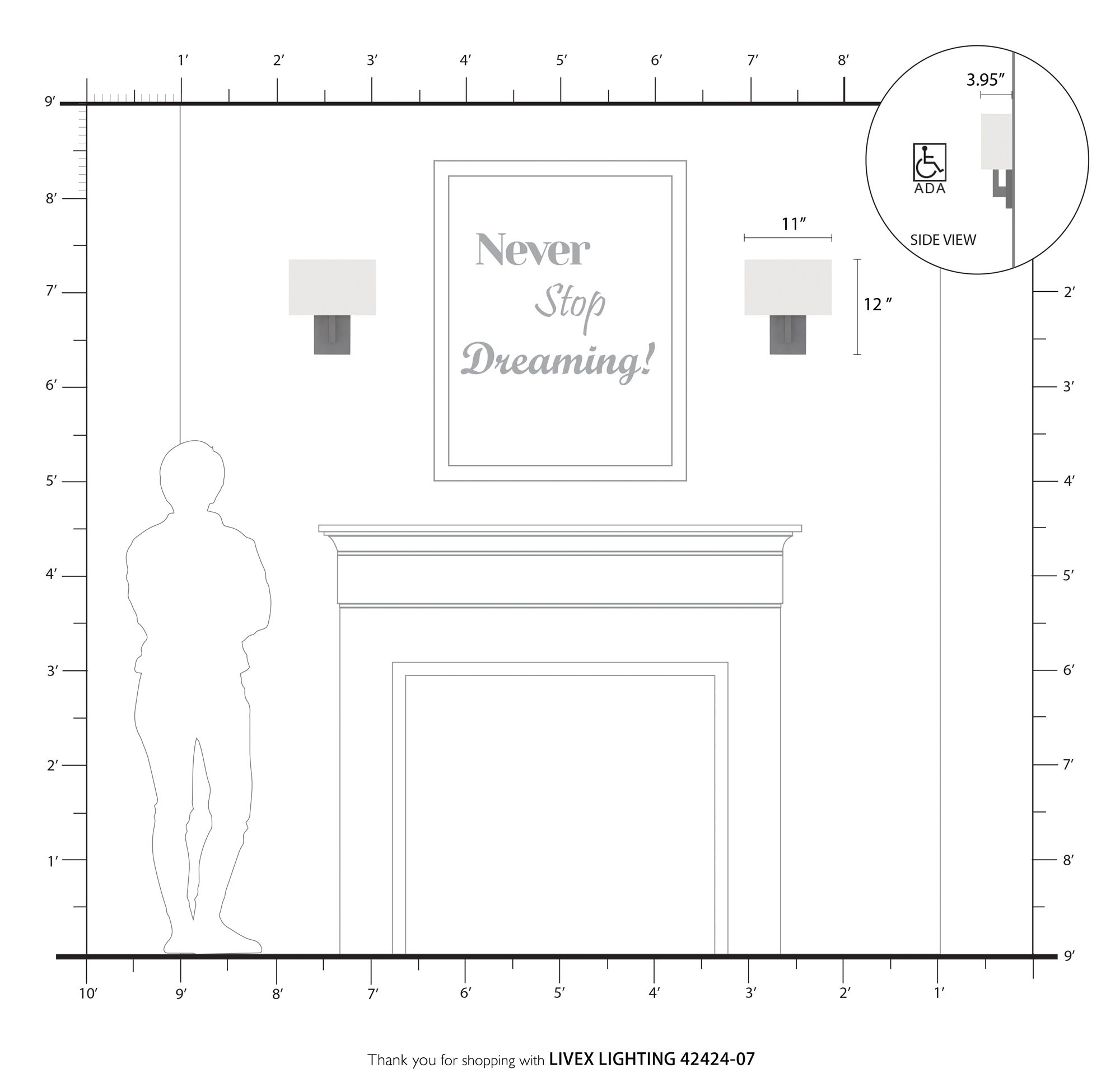 Hayworth 12" High Bronze Rectangular Wall Sconce