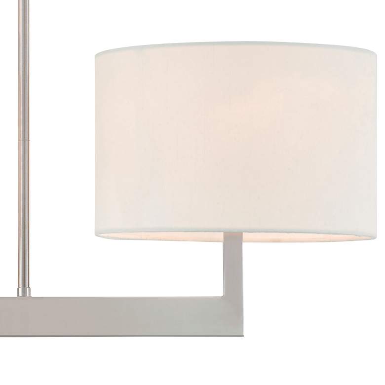 Image 3 Hayworth 30 1/4" Wide Nickel Kitchen Island Light Chandelier more views