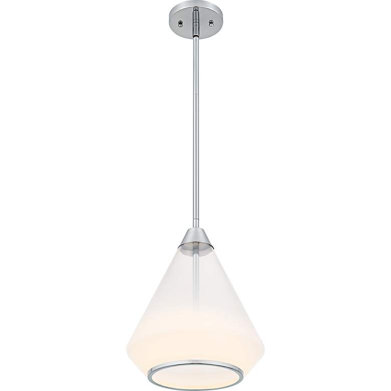 Image 4 Haze 1-Light Polished Chrome Mini Pendant more views