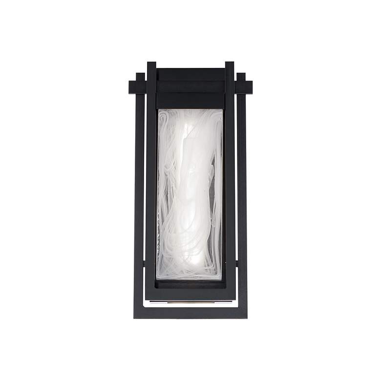 Image 3 Haze 16"H x 7.5"W 1-Light Outdoor Wall Light in Black more views