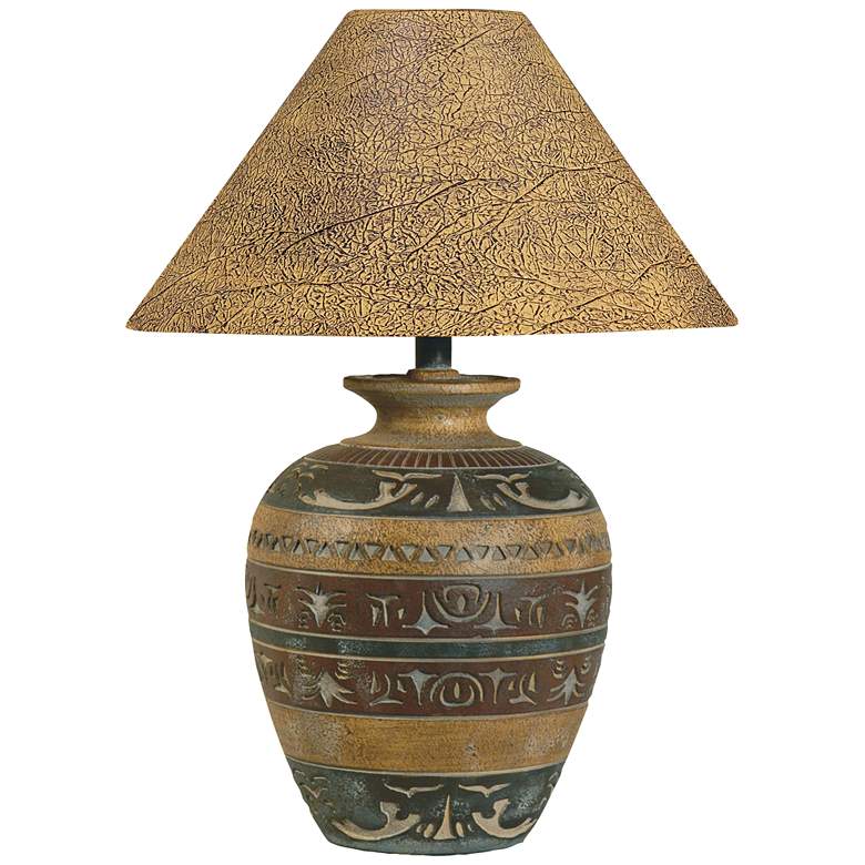 Image 2 Haze Saddle Handcrafted Southwest Table Lamp