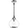 Hazel 10 1/4" Wide Chrome Mini Pendant with Clear Glass