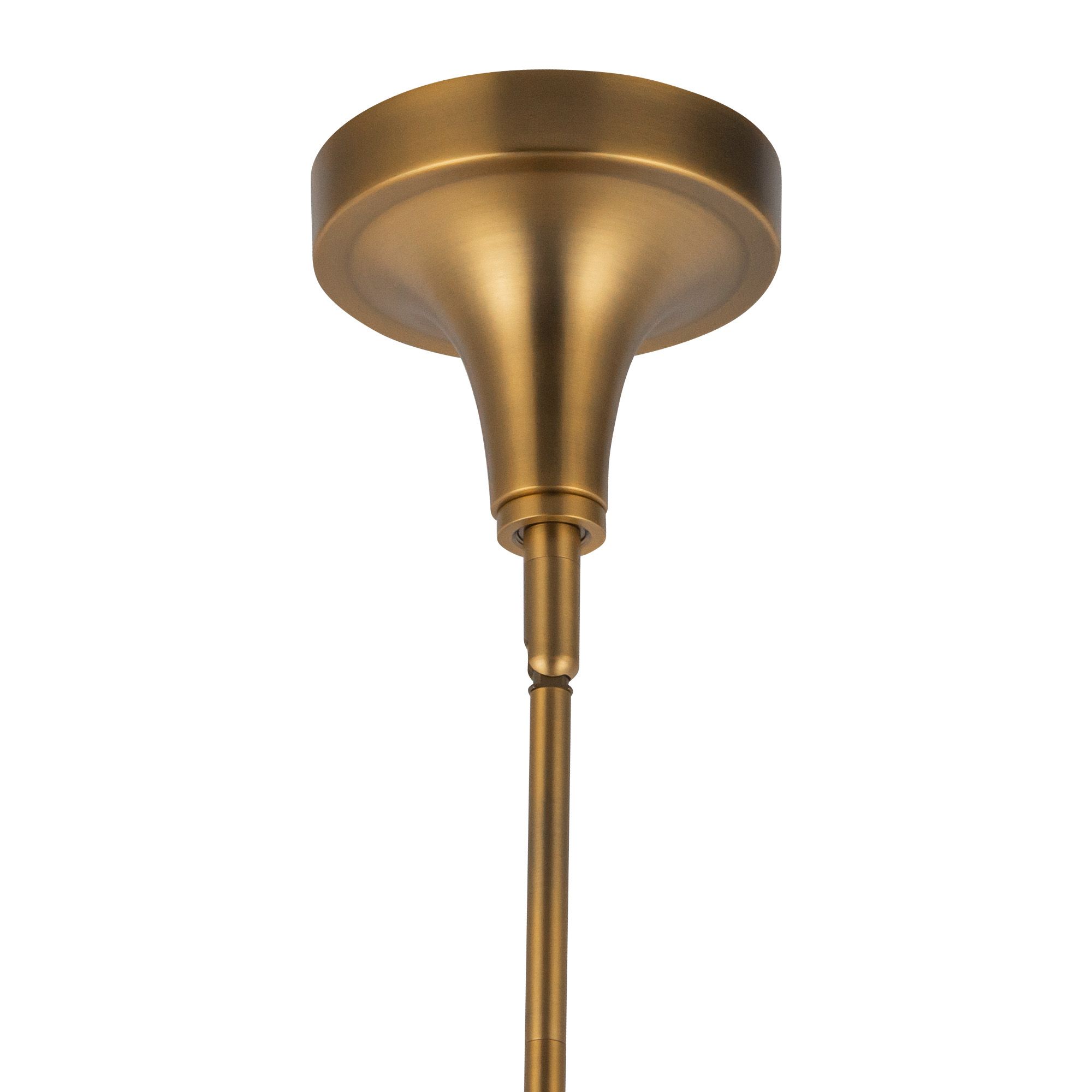 Image 6 Hazel 14 1/4" Wide Aged Gold and Clear Glass Pendant Light more views