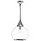 Hazel 14 1/4" Wide Chrome and Clear Glass Pendant Light