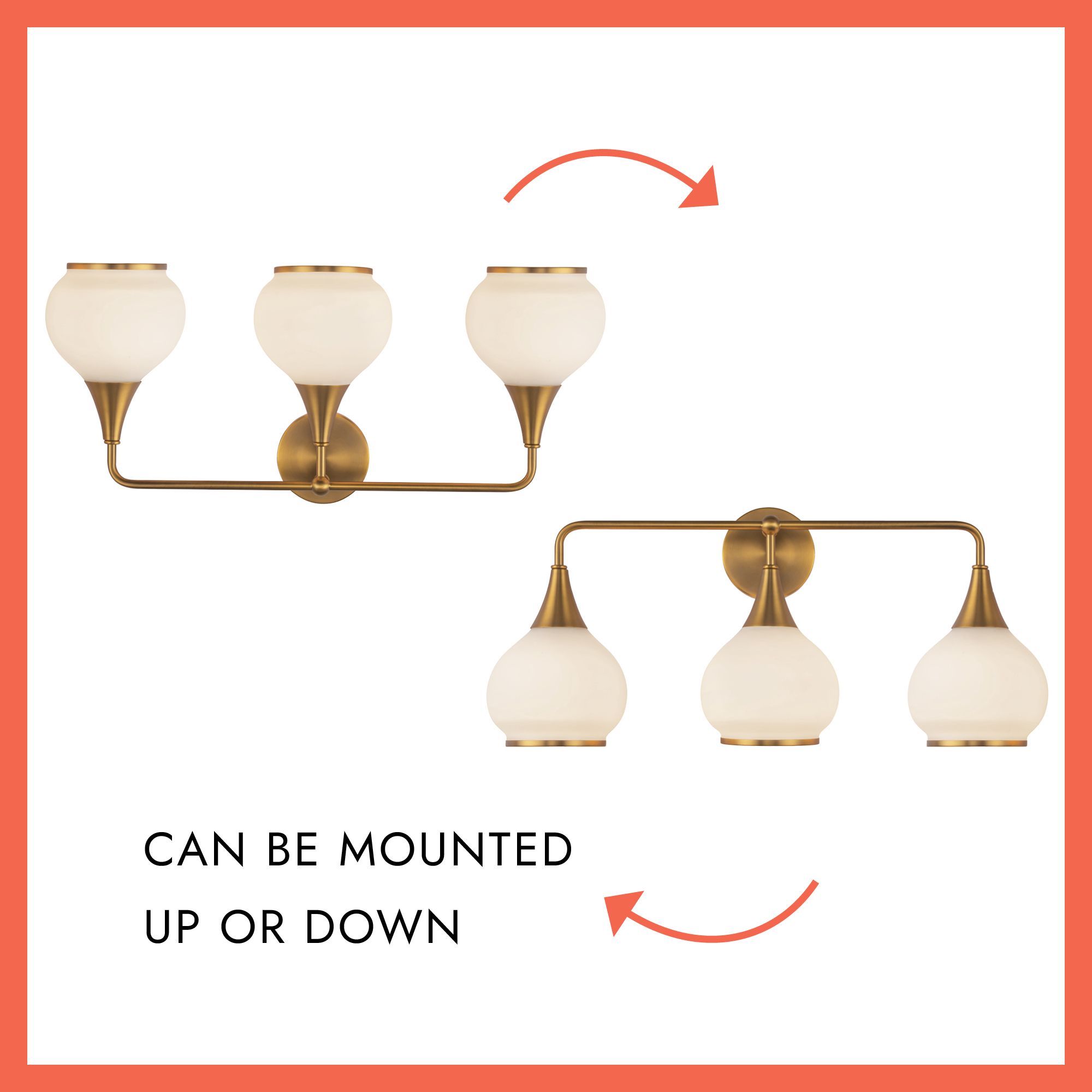 Hazel 26 3/4" Wide Aged Gold 3-Light Vanity Bath Light