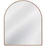 1_Hazel Brown 34" x 40" Arched Top Wall Mirror