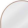 2_Hazel Brown 34" x 40" Arched Top Wall Mirror more views