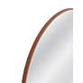 3_Hazel Brown 34" x 40" Arched Top Wall Mirror more views