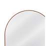 4_Hazel Brown 34" x 40" Arched Top Wall Mirror more views