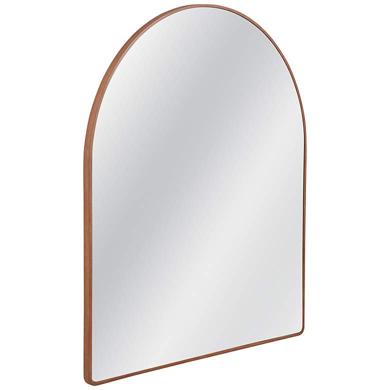 Image 5 Hazel Brown 34" x 40" Arched Top Wall Mirror more views