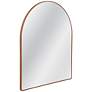 5_Hazel Brown 34" x 40" Arched Top Wall Mirror more views