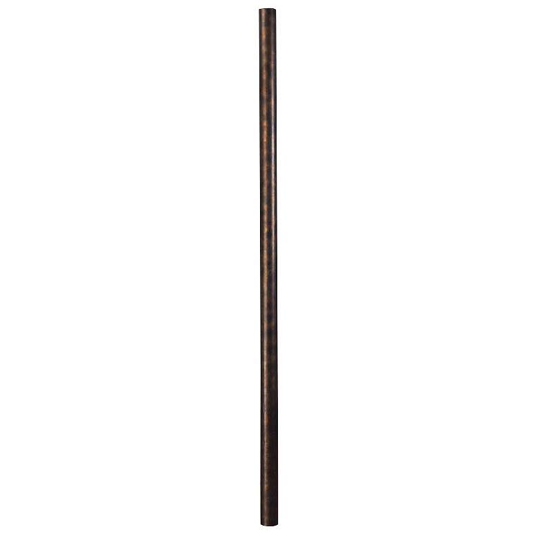 Image 1 Hazelnut Bronze Finish 84 inch High Outside Direct Burial Pole