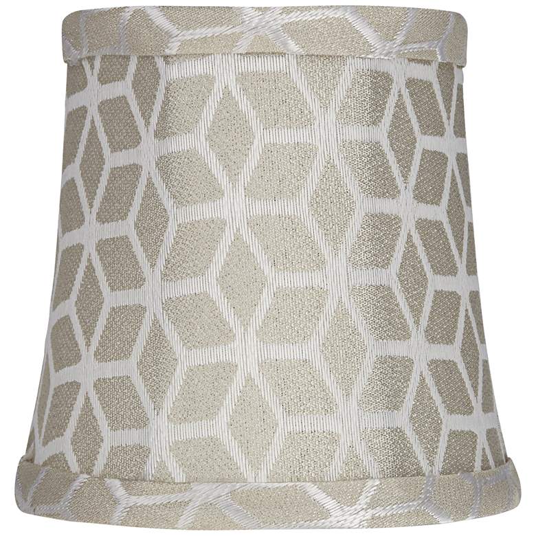 Image 1 Hazelton Soft Gold Slight Bell Lamp Shade 4x5x5 (Clip-On)
