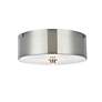 4_Hazen 2 Lt 12" Burnished Nickel Flush Mount more views