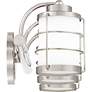 3_Hazlett 23" Wide Brushed Nickel 3-Light Bath Light more views