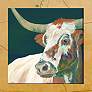1_Head of the Herd 24" Square Outdoor Canvas Wall Art