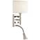 HEADBOARD MOUNTED LAMP-2LT, USB & ELEC O