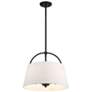 2_Headington 15 1/2" Wide Coal Black Pendant Light