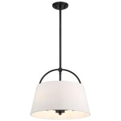 Headington 15 1/2" Wide Coal Black Pendant Light