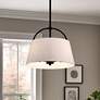 1_Headington 15 1/2" Wide Coal Black Pendant Light