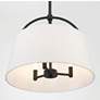 5_Headington 15 1/2" Wide Coal Black Pendant Light more views