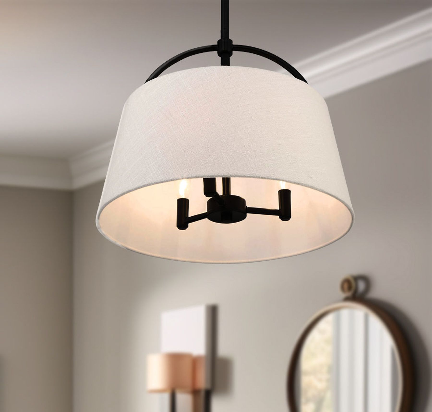 Image 6 Headington 15 1/2" Wide Coal Black Pendant Light more views