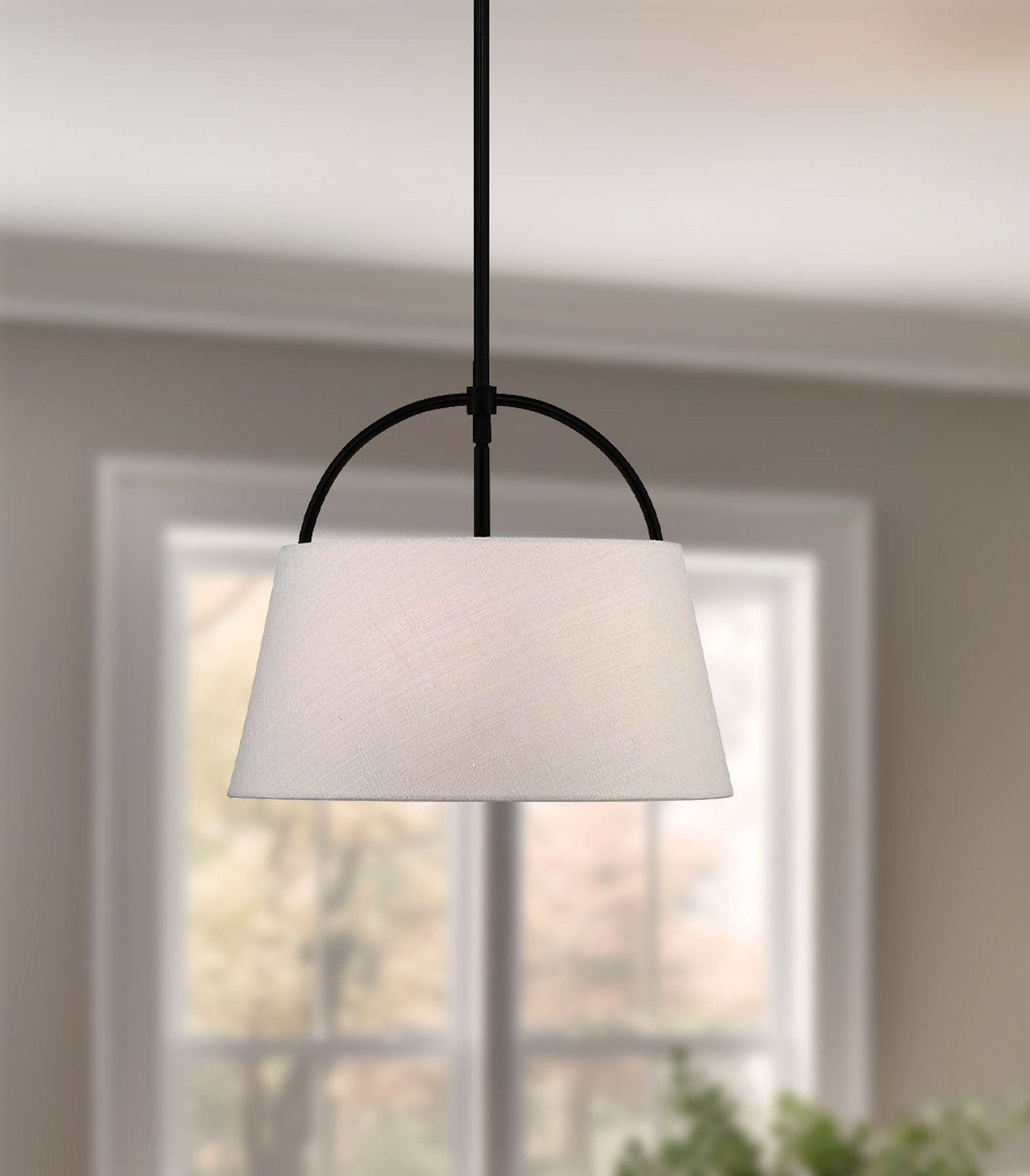 Headington 15 1/2" Wide Coal Black Pendant Light
