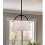 Headington 15 1/2" Wide Coal Black Pendant Light