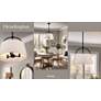 Headington 15 1/2" Wide Coal Black Pendant Light