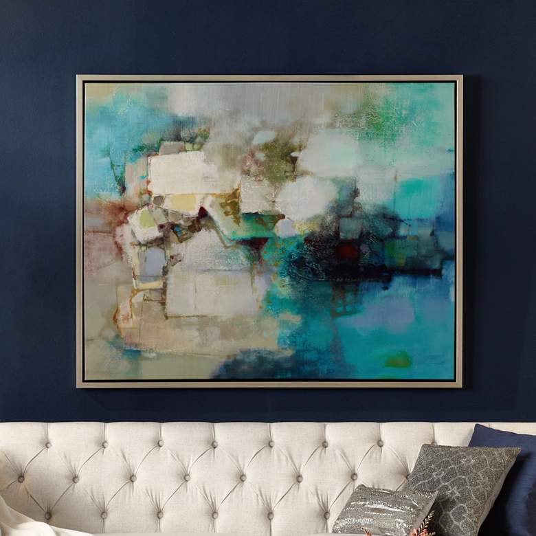 Image 2 Headlights 53" Wide Framed Giclee Wall Art