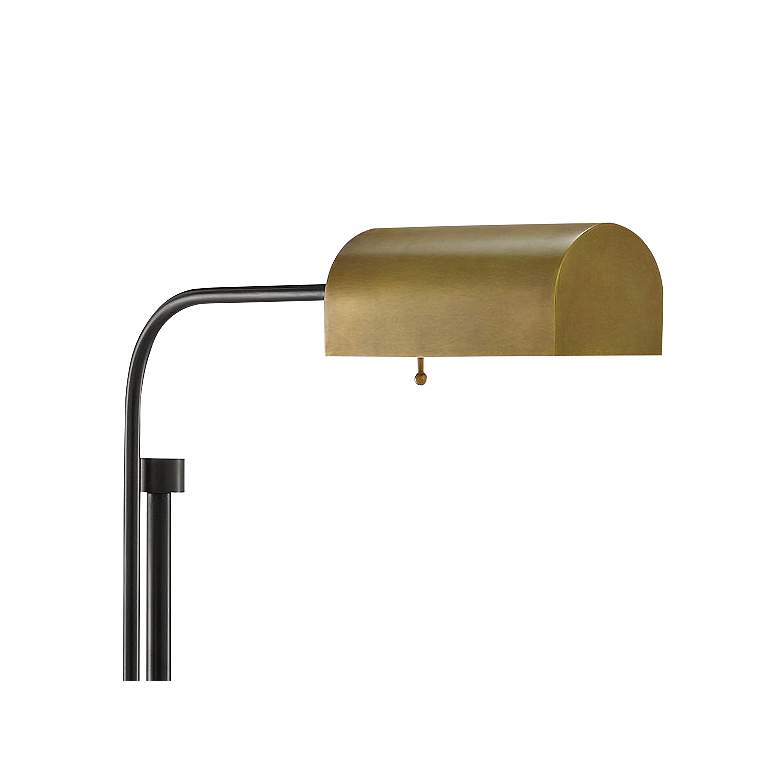 Image 3 Hearst Oil-Rubbed Bronze and Antique Brass Floor Lamp more views